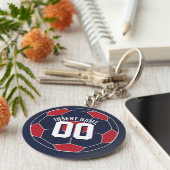 USA Fußball Name Schlüsselanhänger (Seite)