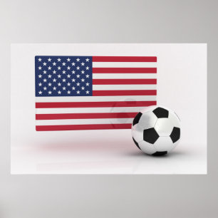 USA-Fußball Poster