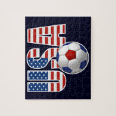 USA-Fußball Puzzle (Vertikal)