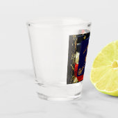 USA FUSSBALL SCHNAPSGLAS (Links)