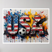 USA-Fußball-Stadtlandschaft im Stil eines Ölgemäld
