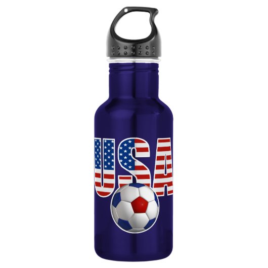 USA-Fußball Trinkflasche (Vorderseite)