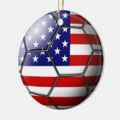 USA-Fußball-Verzierung Keramikornament (Links)