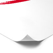 USA-Fußballflagge Poster (Ecke)