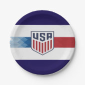 USA-Fußballparty-Papierteller Pappteller (Vorderseite)
