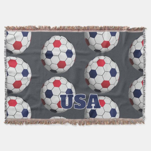 USA Fußballtrikot Decke (Vorderseite)