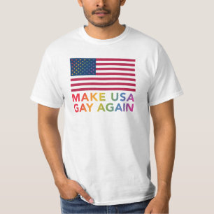 USA Gay wieder in 3 Farben T-Shirt