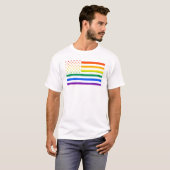 USA Gaytriotic Rainbow Pride T-Shirt (Vorne ganz)