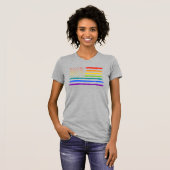 USA Gaytriotic Rainbow Pride Vintag T-Shirt (Vorne ganz)