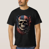 USA Gefahrenflagge T - Shirt (Vorderseite)