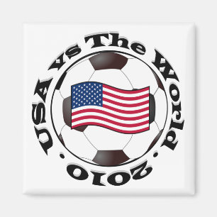 USA gegen die Welt 2010 Magnet