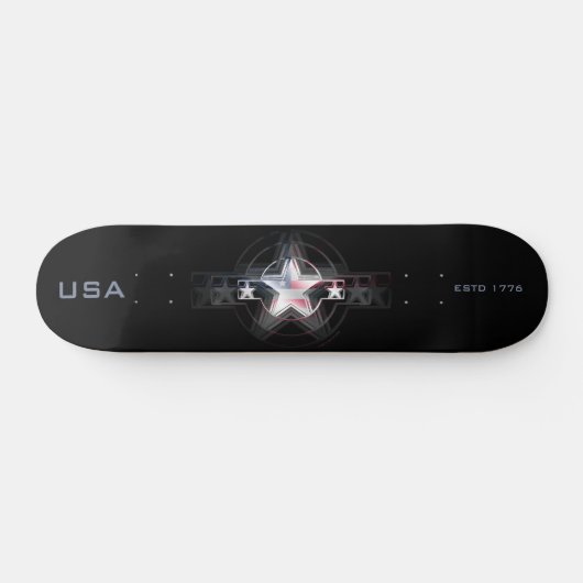 USA GEGR. 1776 SKATEBOARD (Horizontal)