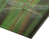 USA, Georgia. Green darner draquelly Schneidebrett (Ecke)