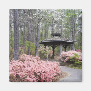 USA, Georgia, Pine Mountain. Ein Pavillon unter Magnet