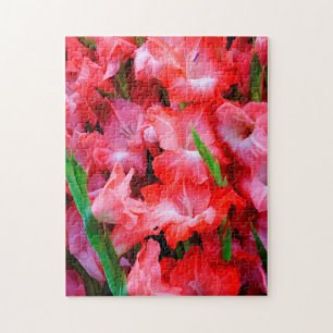 USA, Georgia, Savannah, Gladiolenstrauß Puzzle