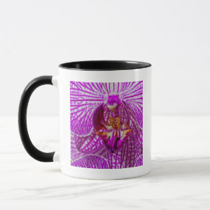 USA, Georgia, Savannah, Nahaufnahme einer Orchidee Tasse