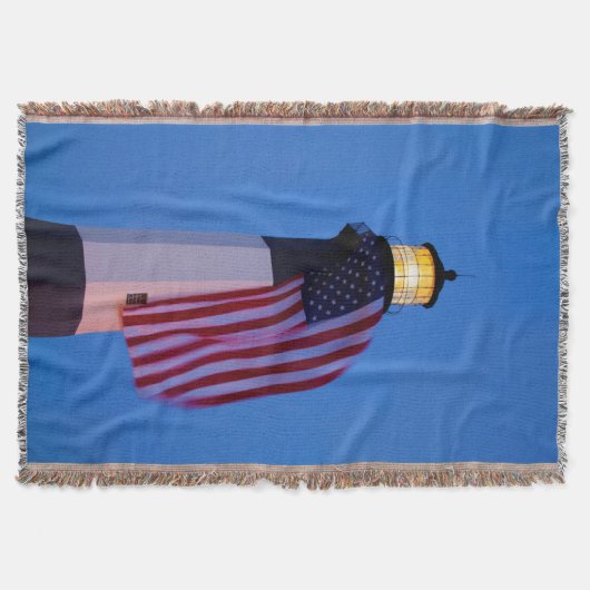USA, Georgia, Tybee Insel, Flagge, die 2 fliegt Decke (Vorderseite)