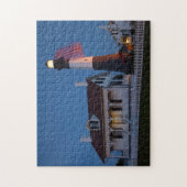 USA, Georgia, Tybee Insel, Flaggen-Fliegen Puzzle (Vertikal)