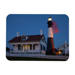 USA, Georgia, Tybee Island, Flagge Hissen Magnet