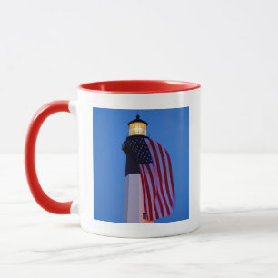 USA, Georgia, Tybee Island, Flagge weht 2 Tasse