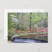 USA, Georgien, Pine Mountain. Ein kleiner Wasserfa Postkarte (Vorne/Hinten)