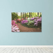 USA, Georgien, Pine Mountain. Ein Weg durch Leinwanddruck (Insitu (Holzboden))