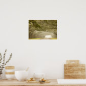 USA, Georgien, Savannah, Ein eisengesäumter Antrie Poster (Küche)