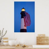 USA, Georgien, Tybee Island, Flagge 2 Poster (Küche)