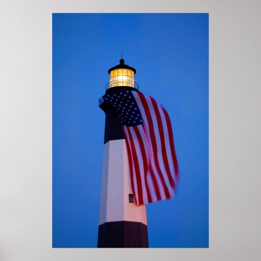 USA, Georgien, Tybee Island, Flagge 2 Poster (Vorne)