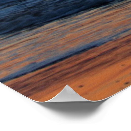 USA, Georgien, Tybee Island, Tybee Island Beach Poster (Ecke)