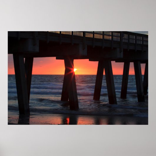 USA, Georgien, Tybee Island, Tybee Pier Poster (Vorne)