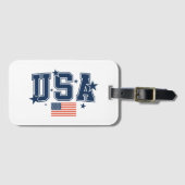 USA GEPÄCKANHÄNGER (Vorderseite (Horizontal))