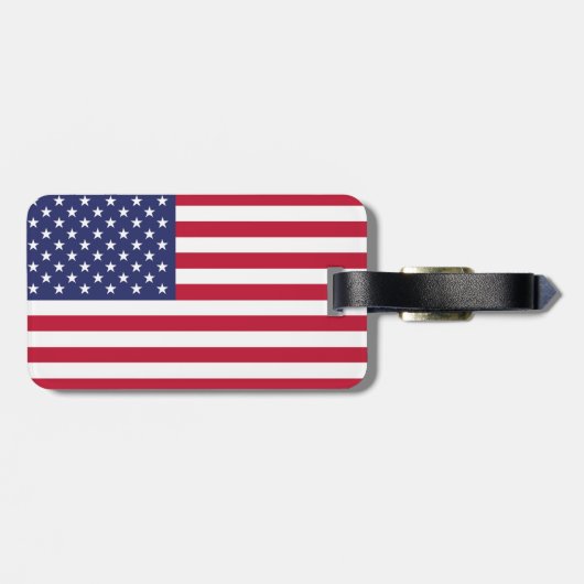 USA GEPÄCKANHÄNGER (Rückseite horizontal)