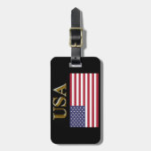 USA GEPÄCKANHÄNGER (Vorderseite vertikal)