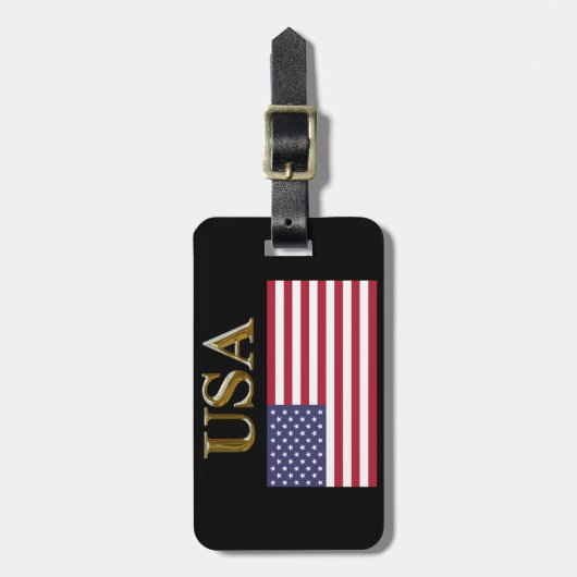 USA GEPÄCKANHÄNGER (Vorderseite vertikal)