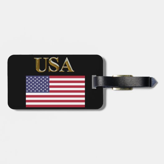 USA GEPÄCKANHÄNGER (Rückseite horizontal)