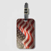 USA Gepäckmarke Gepäckanhänger (Vorderseite Vertikal)