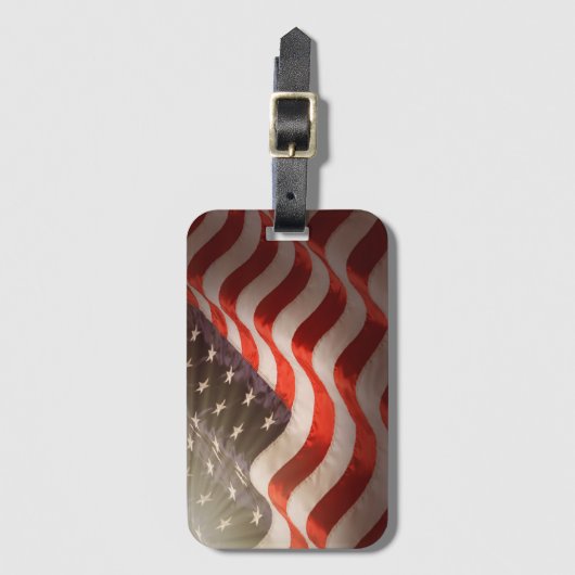 USA Gepäckmarke Gepäckanhänger (Vorderseite Vertikal)