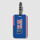 USA-Gepäckträger Gepäckanhänger (Vorderseite Vertikal)