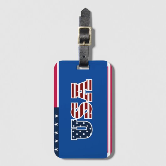 USA-Gepäckträger Gepäckanhänger (Vorderseite Vertikal)