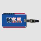 USA-Gepäckträger Gepäckanhänger (Vorderseite (Horizontal))