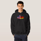 USA Germany Flag German American Von Steuben Day 5 Hoodie (Vorne ganz)