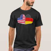 USA Germany Flag German American Von Steuben Day 5 T-Shirt (Vorderseite)