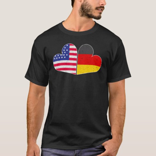 USA Germany Flag German American Von Steuben Day 5 T-Shirt (Vorderseite)