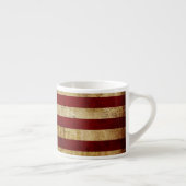 USA/gerundete Flagge Espressotasse (Rechts)