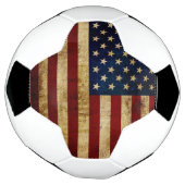USA/gerundete Flagge Fußball (Gedreht)