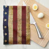 USA/gerundete Flagge Handtuch (Viertel Falte)