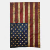 USA/gerundete Flagge Handtuch (Vertikal)