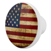 USA/gerundete Flagge Keramikknauf (Rechts)