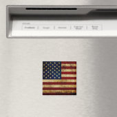 USA/gerundete Flagge Magnet (In Situ (Geschirrspüler))
